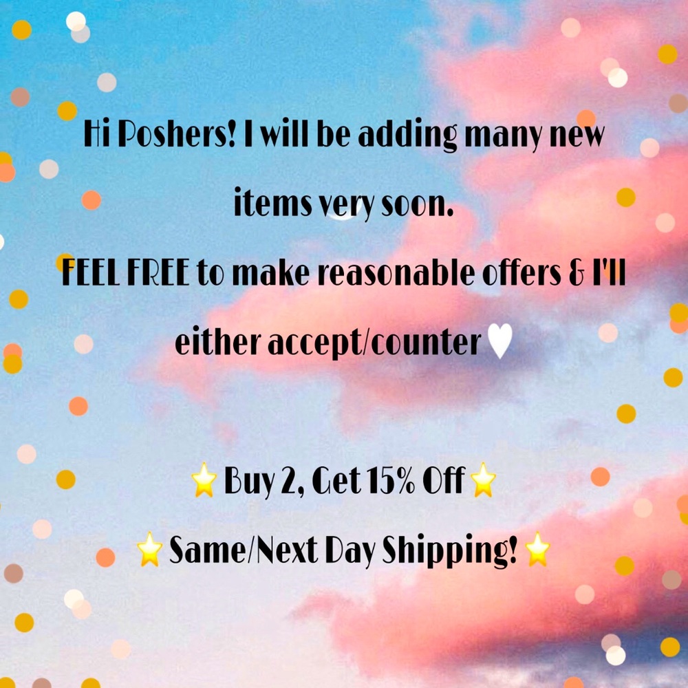 ✨OVER 100 NEW ITEMS TO BE LISTED✨
OFFERS WELCOMED, DISCOUNTS, FAST SHIPPING‼️